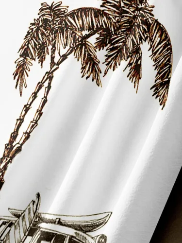 Vista 5 de Camisas hawaianas para hombre, holgadas, de manga corta, camisas de playa para hombre, camisas casuales de resort