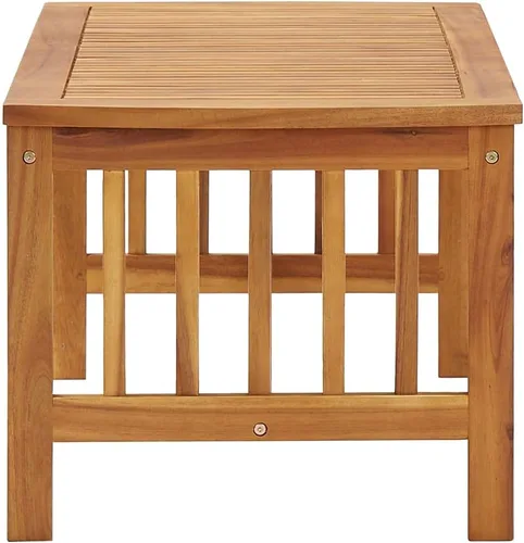 Vista 5 de vidaXL Mesa de centro 40.2"x19.7"x16.9" madera maciza de acacia