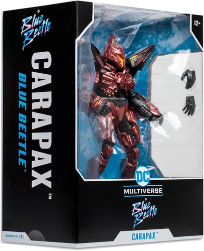 Vista 8 de McFarlane Toys - Mega figura de Carapax de DC Multiverse (película de escarabajo azul) DC Multiverse Blue Beetle - Figura de acción de 10 pulgadas