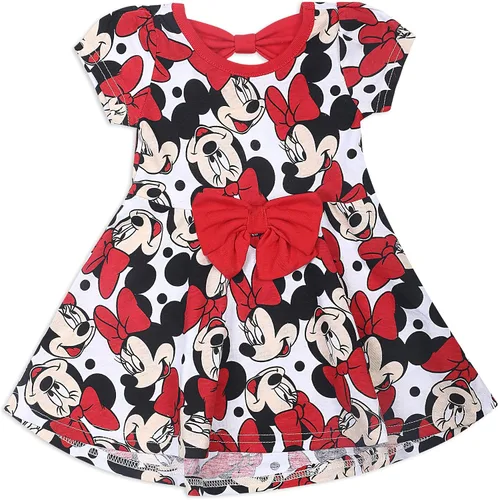 Vista 2 de Disney Vestidos de Minnie Mouse Rock The Dots para bebé niña (paquete de 2)