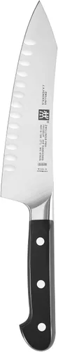 Vista 5 de ZWILLING J.A. Henckels ZWILLING Pro - Cuchillo Santoku con borde hueco de 5.5 pulgadas