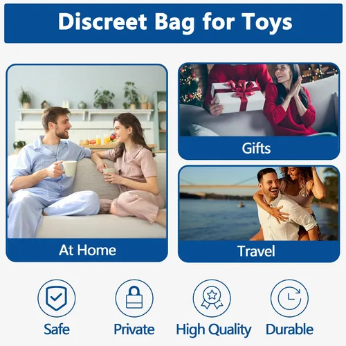 Vista 7 de Damero - Bolsa discreta para juguetes, bolsa de almacenamiento de juguetes