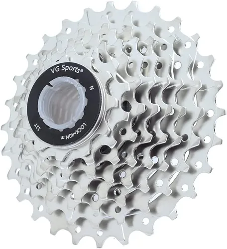 Vista 12 de VG SPORTS 8 Speed Cassette 11-25T/11-28T/11-32T/11-36T/11-40T/11-42T for Road Bike/MTB Cassette, Bike Cassette Compatible with Shimano/Sram