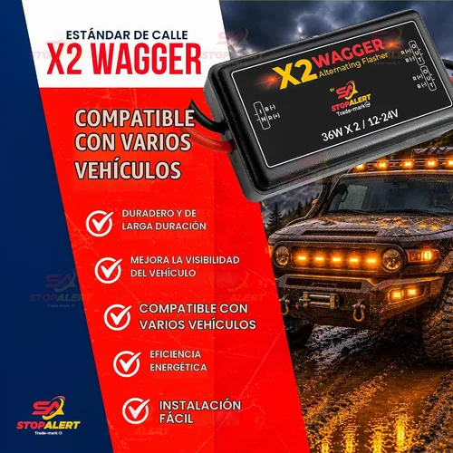 Vista 8 de Controlador de relé de luces estroboscópicas alternantes electrónicas X2