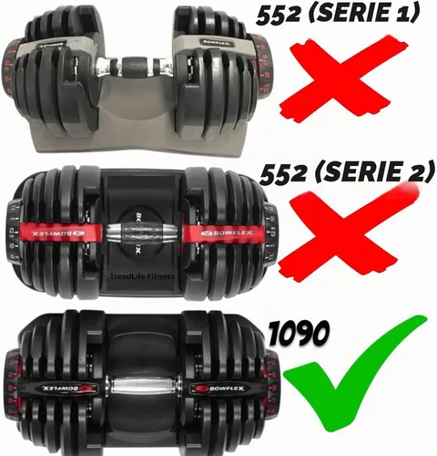Vista 4 de Mango de mancuerna ajustable, repuesto para mancuernas ajustables Bowflex SelectTech 1090