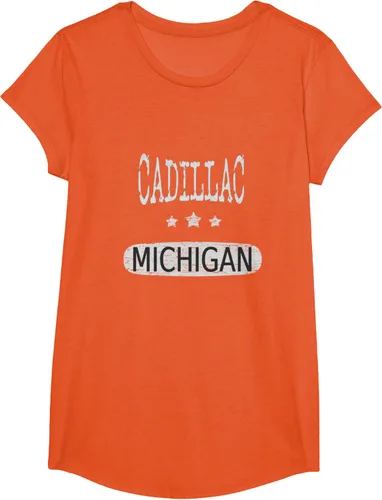 Vista 40 de Vintage Cadillac Michigan Camiseta
