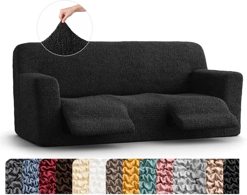 Vista 31 de PAULATO BY GA.I.CO. Funda para sillón reclinable, funda de ajuste suave, protector elástico de muebles reclinables de 1 pieza, tela hipoalergénica