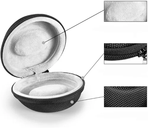 Vista 6 de Caja de reloj de viaje resistente a caídas Caja de almacenamiento individual para relojes de pulsera y relojes inteligentes Contenedor interior suave