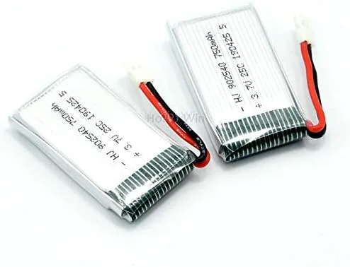 Vista 9 de Batería LiPO MX2.0-2P de 3,7 V 1S, 750 mAh, 25 C, enchufe para dron FPV modelo RC helicóptero de avión