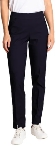 Vista 4 de Slim-Sation Womens Golf Apparel - Women's Regular Pull-On Straight-Leg Pant with Pockets Negro
