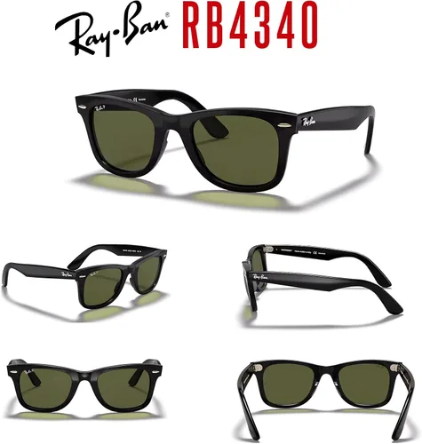 Vista 7 de Ray-Ban Rb4340 Wayfarer Ease - Gafas de sol cuadradas + paquete con kit DIW