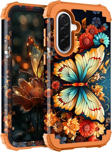 Vista 47 de Hocase Funda para Galaxy A37 5G, protección resistente a prueba de golpes, parachoques de goma de silicona suave+funda protectora híbrida
