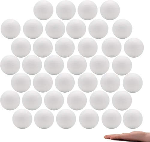 Vista 4 de Crafare - Paquete de 12 bolas de espuma de 3.15 pulgadas para proyectos de ciencia, manualidades y decoración de vacaciones Para proyectos