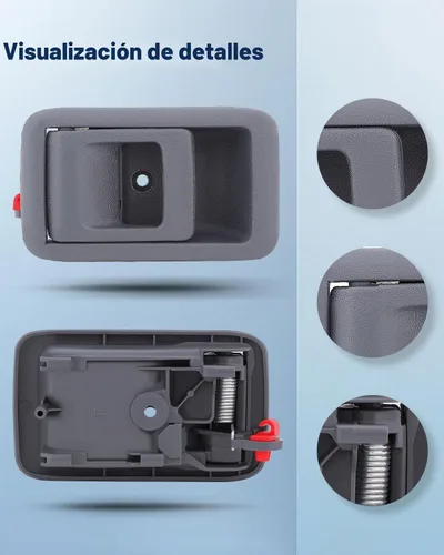 Vista 3 de ECCPP Manija de puerta interior apta para Toyota para Tacoma