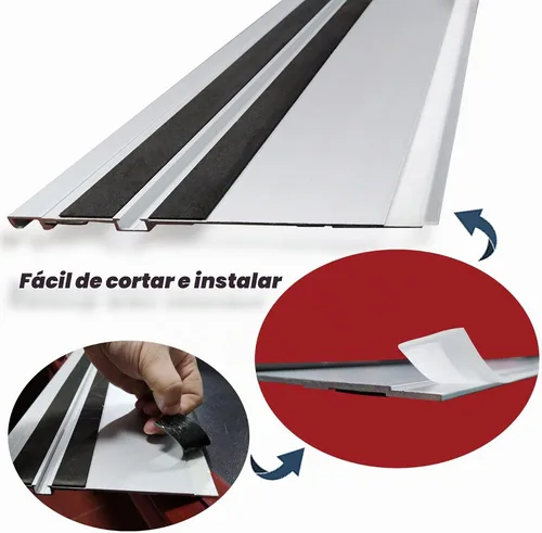 Vista 2 de Protector de astillas autoadhesivo para riel guía Festool, repuesto transparente 495209, 220 pulgadas de largo, 27/32 pulgadas de ancho, 1/16