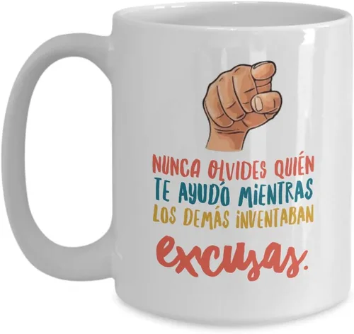 Vista 4 de Regalo para amigos Taza de cafe para hermana Perfecto regalo para graduados, profesionales y estudiantes Vaso con afirmaciones positivas, Negro