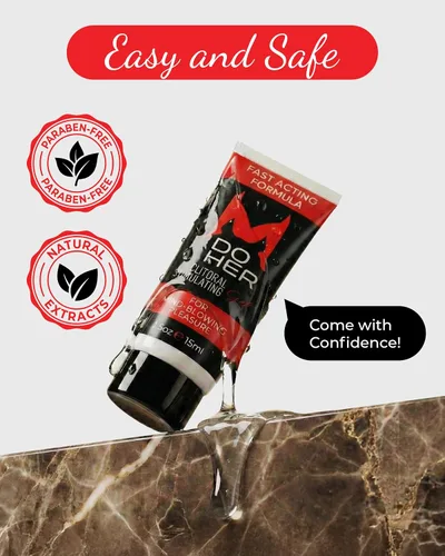 Vista 3 de Do Her Gel Arousal Femenino - Potenciador de la sensación del clítoris - Gel íntimo intenso para mayor placer - Fórmula a base de plantas