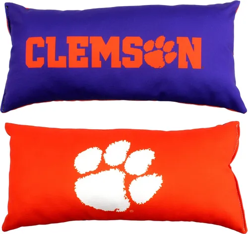 Vista 18 de College Covers Everything Comfy Arkansas Razorbacks Almohada Bolster de Viaje Pequeña Decorativa de 2 Lados 16 x 6 pulgadas