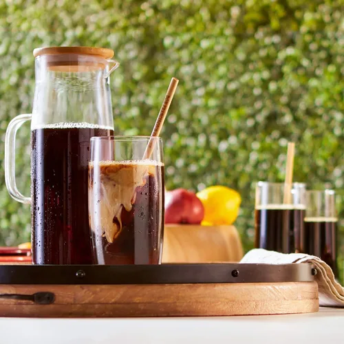Vista 4 de Don Francisco’s Coffee Organic Cold Brew; café Orgánico, 100% cafe Arábica, tueste mediano-oscuro, 4 “Pitcher Packs” (rinde 2 jarras)