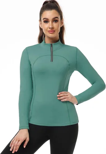 Vista 2 de CADMUS Women's Compression Long Sleeve Shirts for Hiking Running Dry Fit Tights