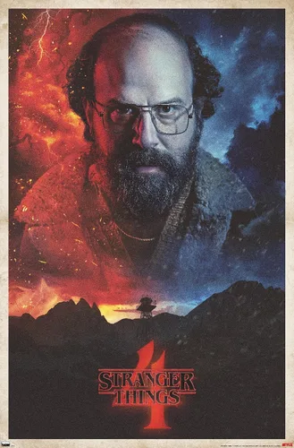 Vista 11 de Trends International Netflix Stranger Things: Season 4 - Póster de pared de una hoja Murray, 14.725 x 22.375 pulgadas, versión enmarcada de madera