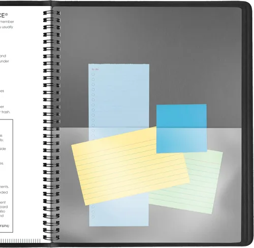 Vista 5 de AT-A-GLANCE 2026 Planificador, mensual, 15 meses, 9 x 11 pulgadas, grande, negro (702600526)