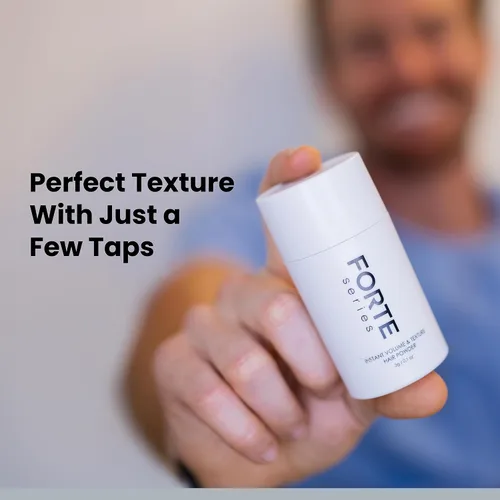 Vista 8 de Polvo para textura de cabello de la serie Forte, Volumizador para cabello fino Productos voluminizadores para hombres (0.1 oz)