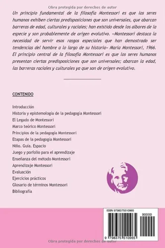 Vista 2 de Pedagogía Montessori Historia, teoría, etapas, juegos, prácticas y ejercicios (Spanish Edition)