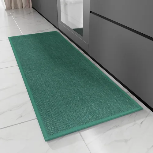 Vista 32 de Hargiis Alfombra de cocina de goma antideslizante, lavable, absorbente para piso, lavable a máquina, para frente del fregadero, puerta, lavandería