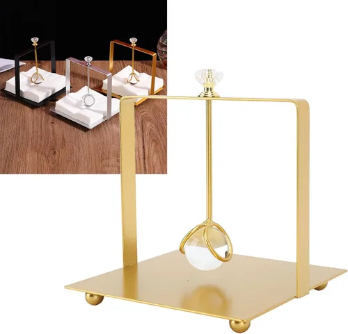Vista 2 de Flat Napkin Holder, Metal Napkin Holder for Kitchen Dining, Elegant Square Lift Handle Modern Paper Serviette Dispenser for Restaurant Hotel Home