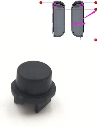 Vista 3 de Botón de liberación izquierdo y derecho Botón de cierre de manija para NS Switch Joy-Con Controller Reemplazo