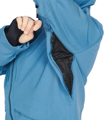Vista 9 de Volcom Shelter 3D - Chaqueta con capucha para mujer, con aislamiento elástico, para snowboard, esquí, invierno