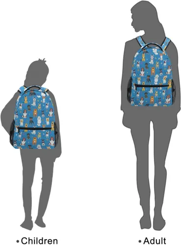 Vista 8 de Mochilas Escuela Libro Viaje Colegio Bolsa de, Multi 4, Mochilas Daypack