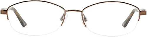 Vista 2 de UMIZATO Marco de gafas de prescripción para mujeres acero inoxidable acetato óptico Rx MEMPHIS