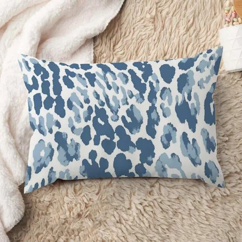 Vista 36 de ArogGeld Funda de cojín lumbar con estampado de guepardo rosa intenso, almohada con estampado de leopardo fucsia para decoración de granja, funda