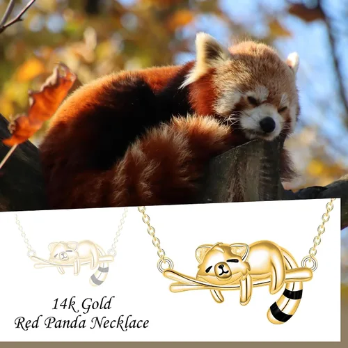 Vista 5 de Regalo para el día de la madre, collar de oro real de 14 quilates, delicado regalo de joyería de verano para mujeres y niñas, San Valentín y Navidad