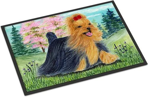 Vista 209 de Caroline's Treasures SS8220MAT - Felpudo afgano de 18 x 27 pulgadas, para interiores y exteriores, para entrada, antideslizante, lavable, de pelo