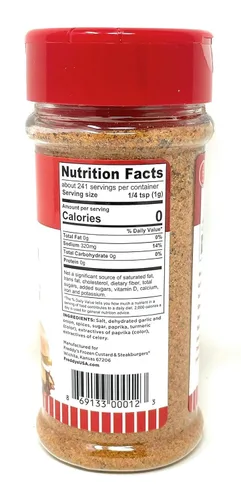 Vista 2 de Freddy's Steakhouse Famous Steakburger and Fry Seasoning 8.5 Oz