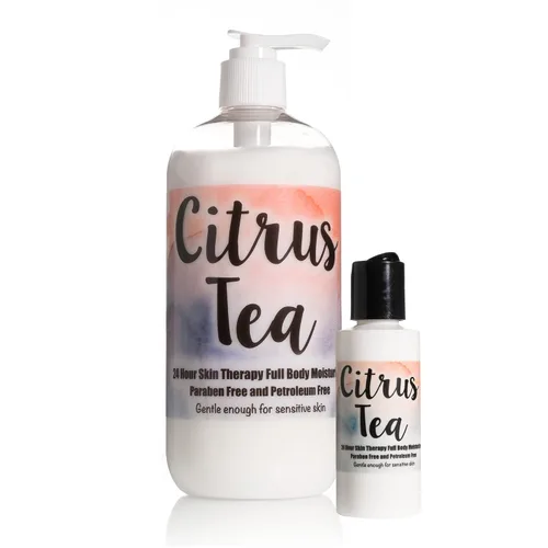 Vista 12 de The Lotion Company Loción de terapia cutánea de 24 horas, fragancia en polvo para bebé, hidratante de cuerpo completo, con aloe vera, sin parabenos