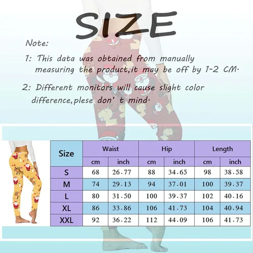 Vista 5 de Black Leggings for Women Active Casual Fit Bootcut Yoga Pants Full-Length Leggings