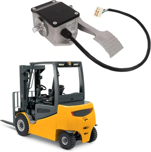 Vista 2 de EFP‑005 Acelerador de pedal de acelerador de repuesto para EV Curtis Acelerador Acelerador eléctrico Acelerador de aleación de metal Acelerador