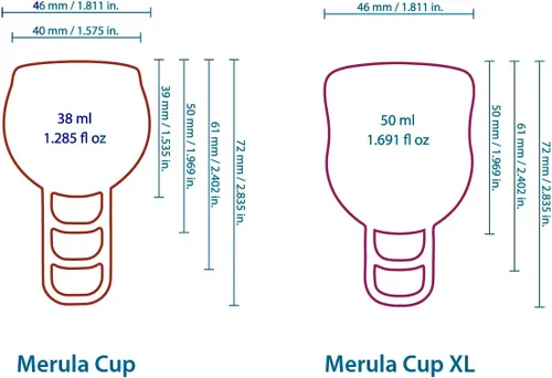 Vista 5 de Merula Cup Vampire - Copa menstrual de silicona de grado médico