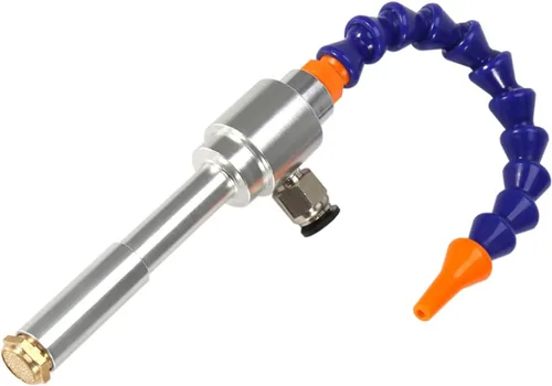 Vista 4 de Pistola de aire frío Vórtice de aleación de aluminio Compresor de aire frío con tubo flexible Proceso mecánico portátil Mini vórtice Pistola