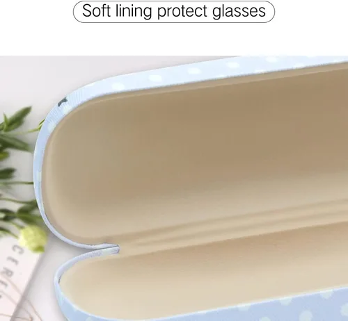 Vista 4 de PERFECTSIGHT Funda rígida para lentes, funda protectora Kawaii para niños, bonita funda para lentes para mujeres, hombres y niñas
