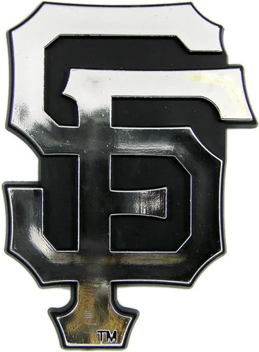 Vista 14 de Emblema de automóvil cromado MLB