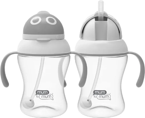 Vista 6 de Vasos de paja robot espacial a prueba de fugas de 5 onzas para más de 6 meses, paquete de 2, MM202A
