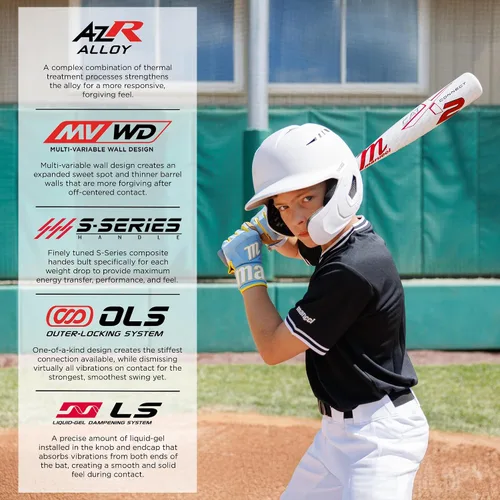 Vista 5 de Marucci CATX2 Connect Senior League, 2 3/4" Barrel, -5, -8, -10 Drop, USSSA, End-Loaded