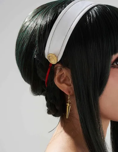 Vista 7 de haikyuu Disfraz de anime japonés para mujer, suéter sin botones y falda de cadera con pantimedias para fiesta de Halloween, cómic