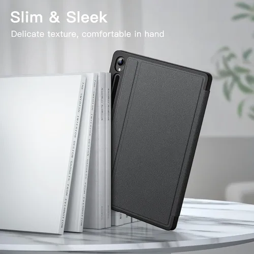 Vista 4 de JETech Funda para Samsung Galaxy Tab S9 de 11 pulgadas con soporte para S Pen, funda protectora delgada para tableta, visión multiángulo (negro)