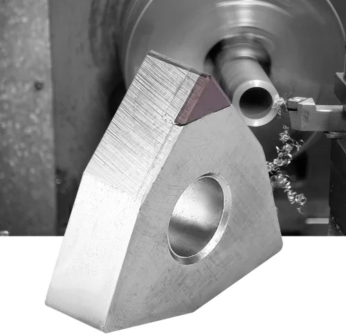 Vista 4 de WNMA080408-CBN Inserto de torneado, inserto de cuchilla CBN, cortador de torno CNC Bit Turning Insert Blade para procesar acero endurecido